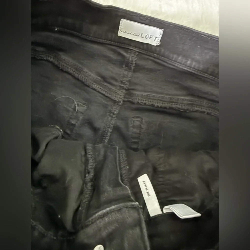 LOFT Women's Black Skinny Jeans